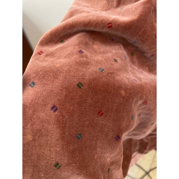 Vintage 70s Womens Dress Sz M Velvet Boho Hippie Sack Witchy Velour Festival - Picture 7 of 8